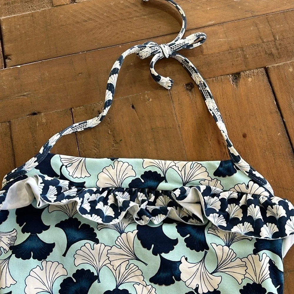 Ondademar blue floral swimsuit
